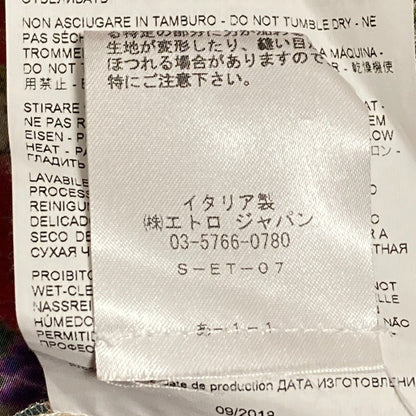エトロ フラワープリント ノースリーブワンピース