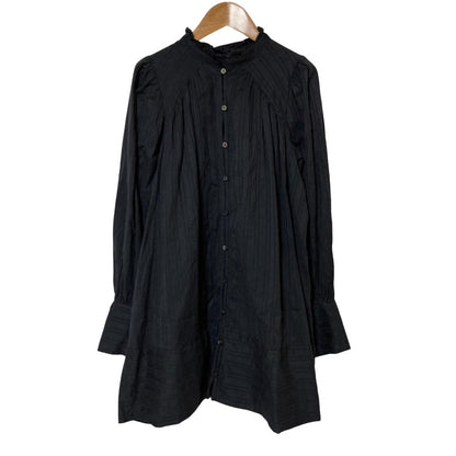 MOUSSY COTTON MINI ギャザードレスブラウス