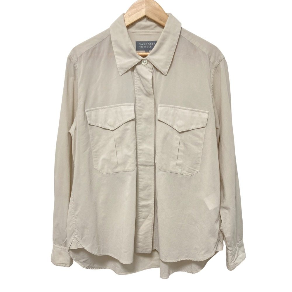 マーガレットハウエル COTTON VOILE シャツ