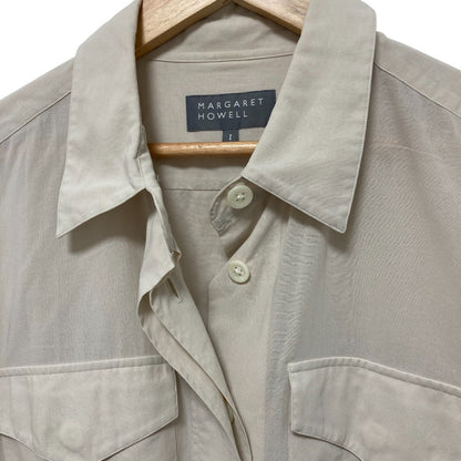 マーガレットハウエル COTTON VOILE シャツ