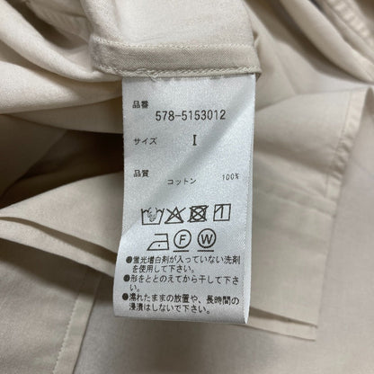 マーガレットハウエル COTTON VOILE シャツ