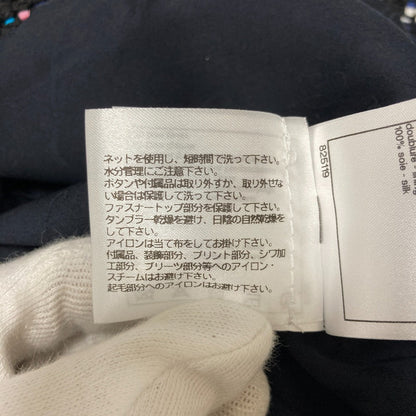 シャネル ココマークボタン マルチツイードジャケット