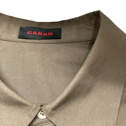 CABaN コットンシルクシャツ