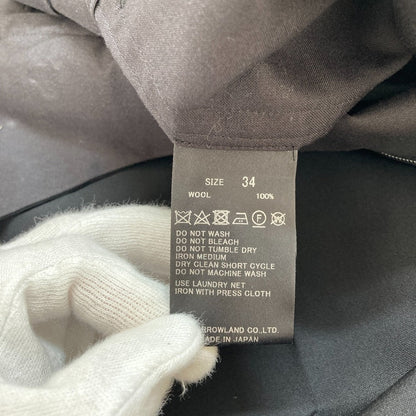 トゥモローランド .B ファインウールワイドパンツ