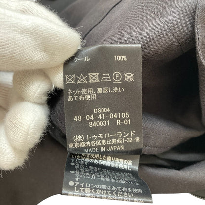 トゥモローランド .B ファインウールワイドパンツ