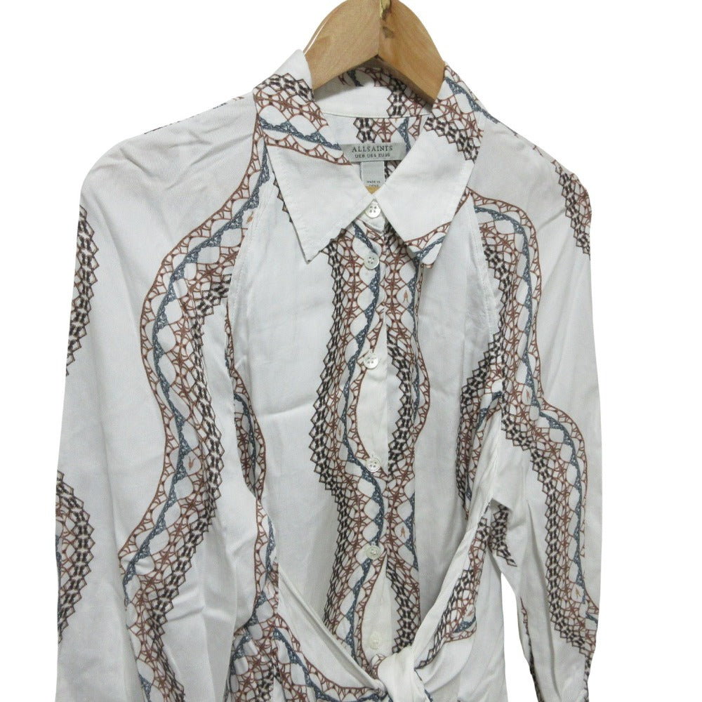 オールセインツ CLANETTA LETICIA DRESS ロングシャツワンピース