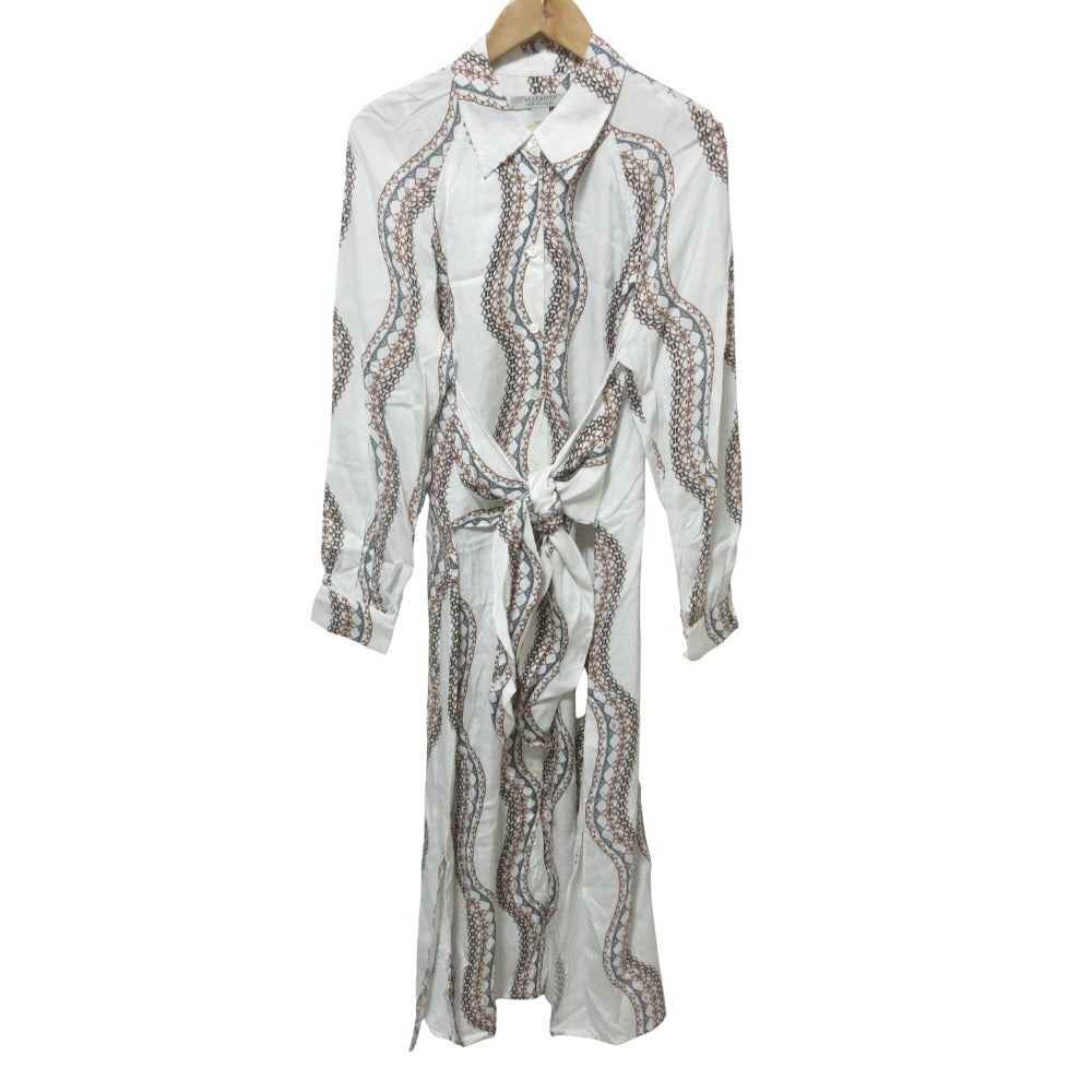 オールセインツ CLANETTA LETICIA DRESS ロングシャツワンピース