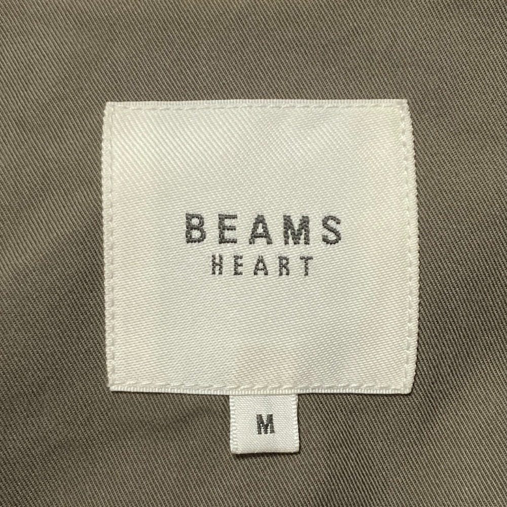 BEAMS HEARTノーカラーコート