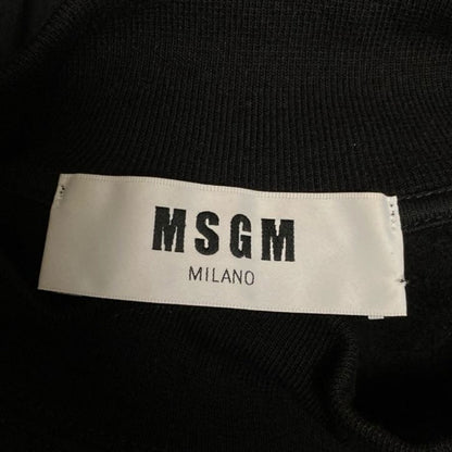 MSGM チェッカーロゴプリント コットン スウェット