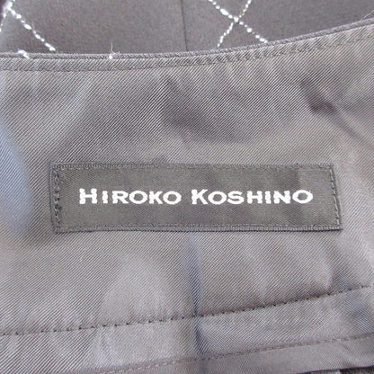 ヒロココシノ チェックサイドプリーツロングスカート