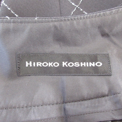 ヒロココシノ チェックサイドプリーツロングスカート