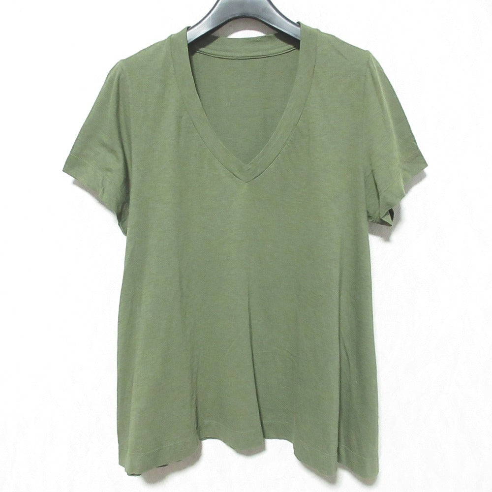 45R VネックショートスリーブTシャツ