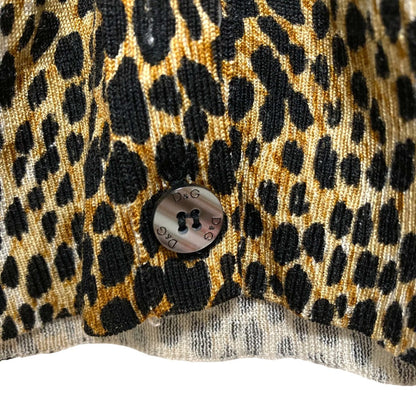 ドルチェ＆ガッバーナ レオパード柄ニットカーディガン