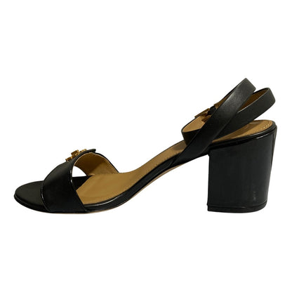 トリーバーチ ターンロック レザー ミュール
