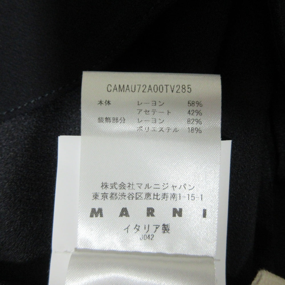 マルニ バックリボン オーバーサイズブラウス