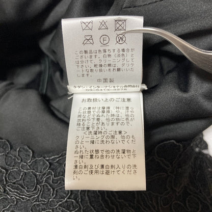 タダシショージ コードレーススリーブレスドレス