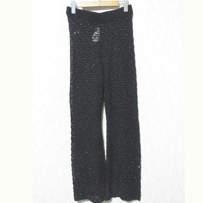 アメリ SPANGLES LEGGINGS ニットパンツ