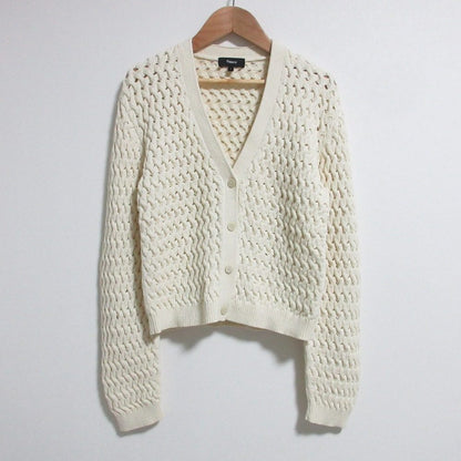 セオリー VNK CABLE CARDI ROUNDED COTTON ニットカーディガン コットン