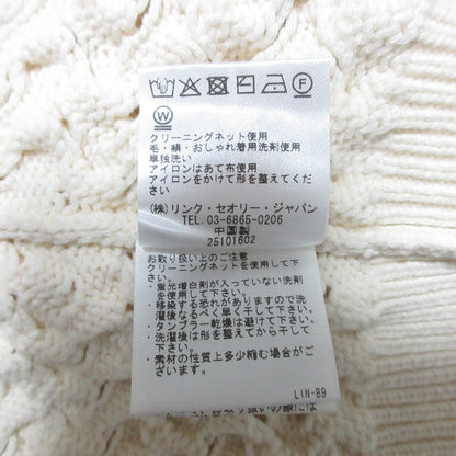 セオリー VNK CABLE CARDI ROUNDED COTTON ニットカーディガン コットン