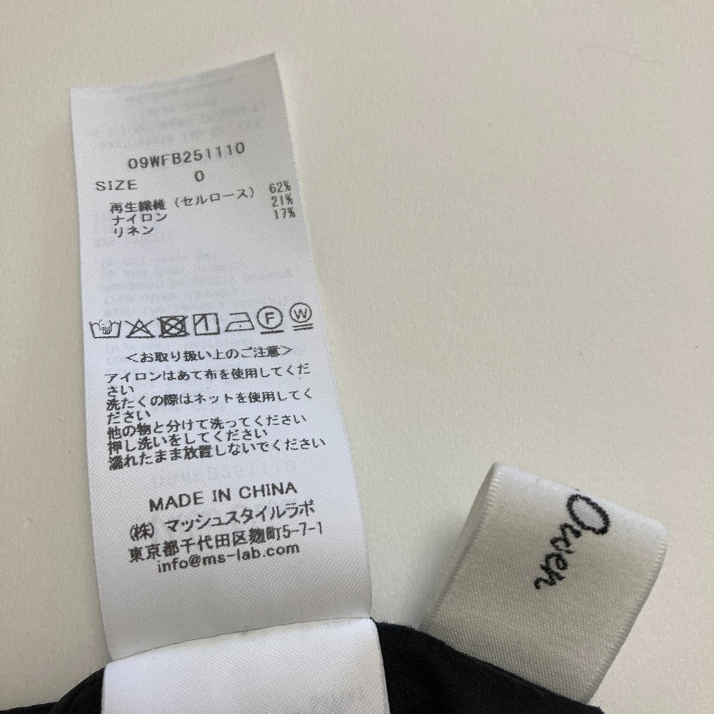ミラオーウェン 2wayシアーボウタイブラウス