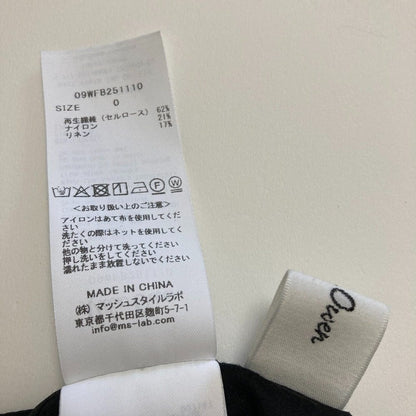 ミラオーウェン 2wayシアーボウタイブラウス