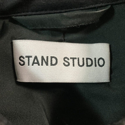 STAND STUDIO エコレザーシャツワンピース