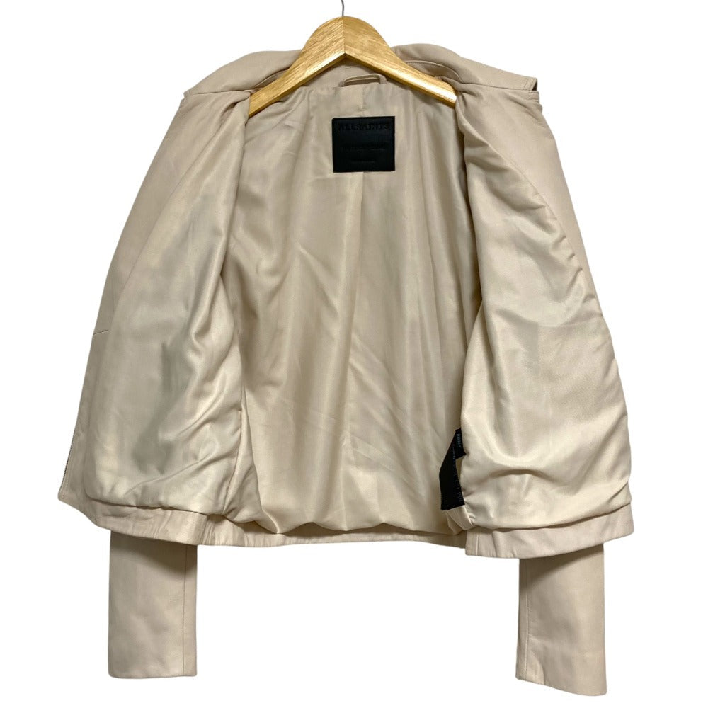 オールセインツ DALBY BIKER ラムレザー ジャケット