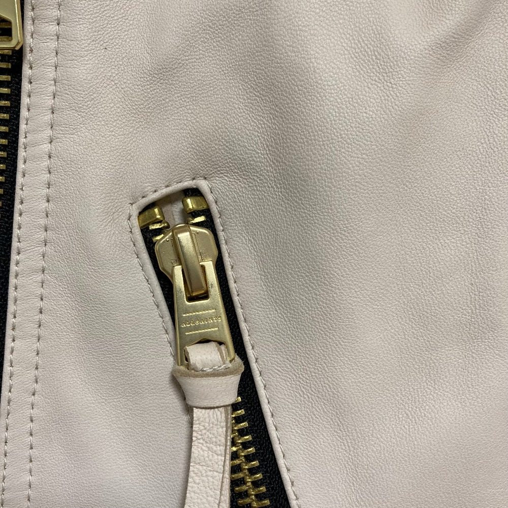 オールセインツ DALBY BIKER ラムレザー ジャケット