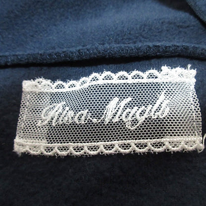 リサマリ フラワー刺繍フリースガウン