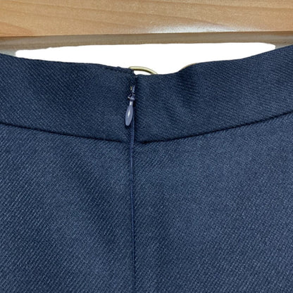 アナイ ストレッチボタニーベルトバックルスカート