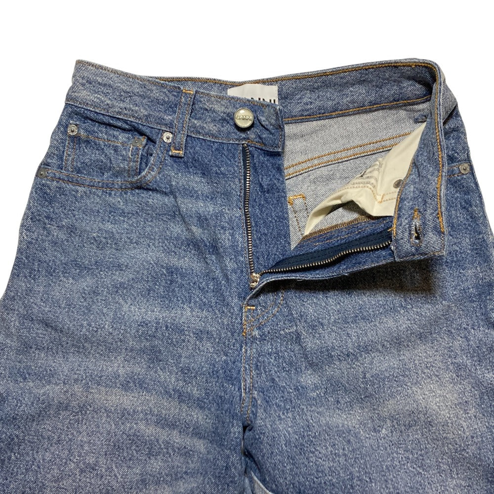 ガニー Misy cropped denim パッチワークデニムパンツ