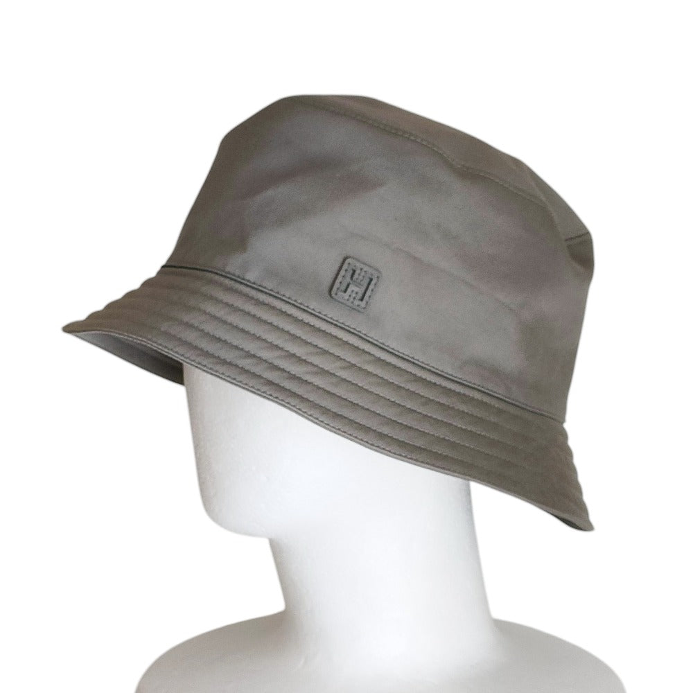 エルメス フレッドHカット コットンリネンバケットハット60