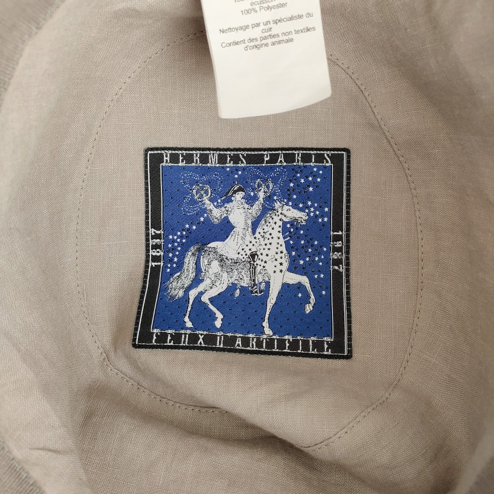 エルメス フレッドHカット コットンリネンバケットハット60