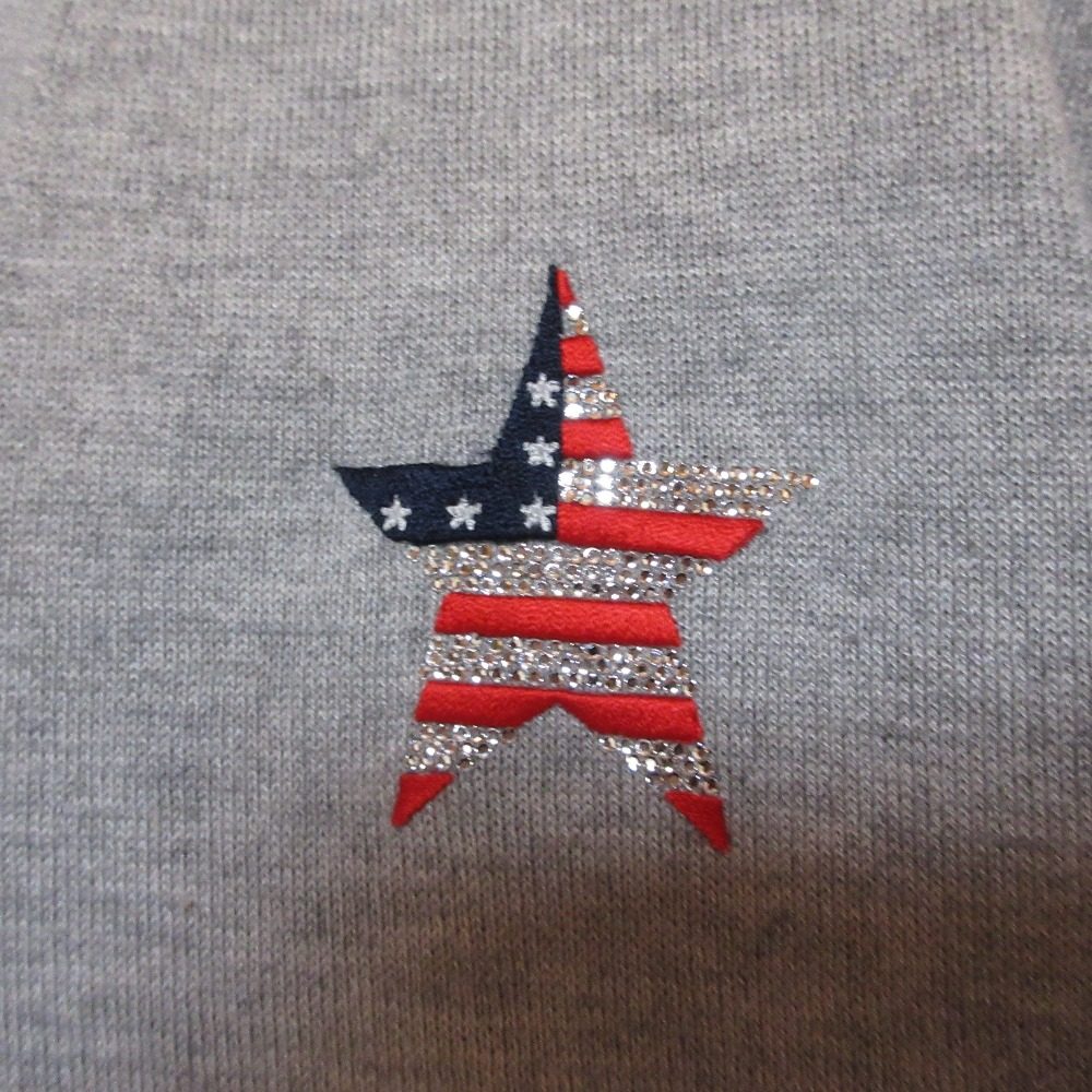 lucien pellat-finet スター刺繍 カシミヤ ニットカーディガン
