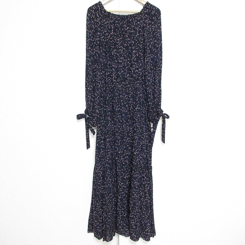 Drawer シルク花柄ワンピース