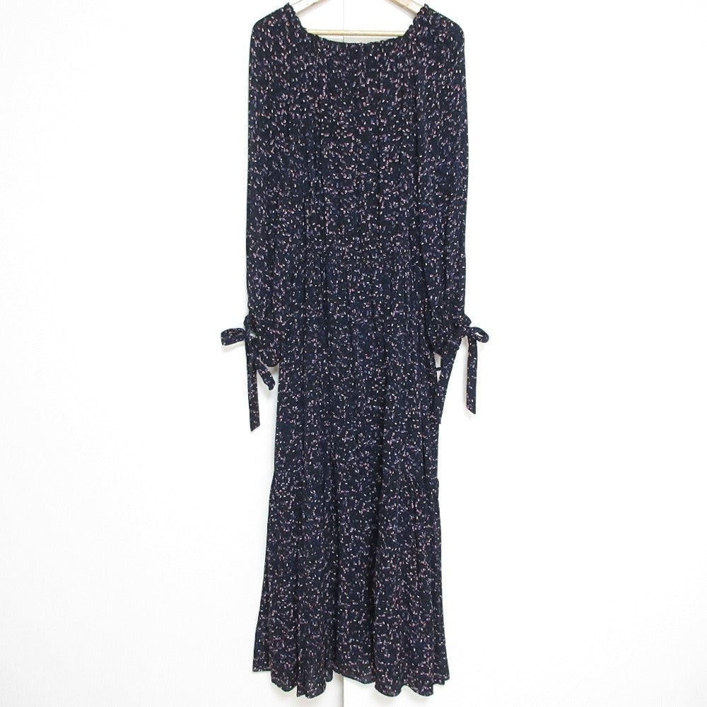 Drawer シルク花柄ワンピース