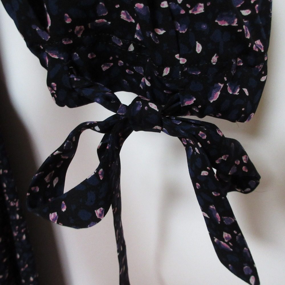 Drawer シルク花柄ワンピース