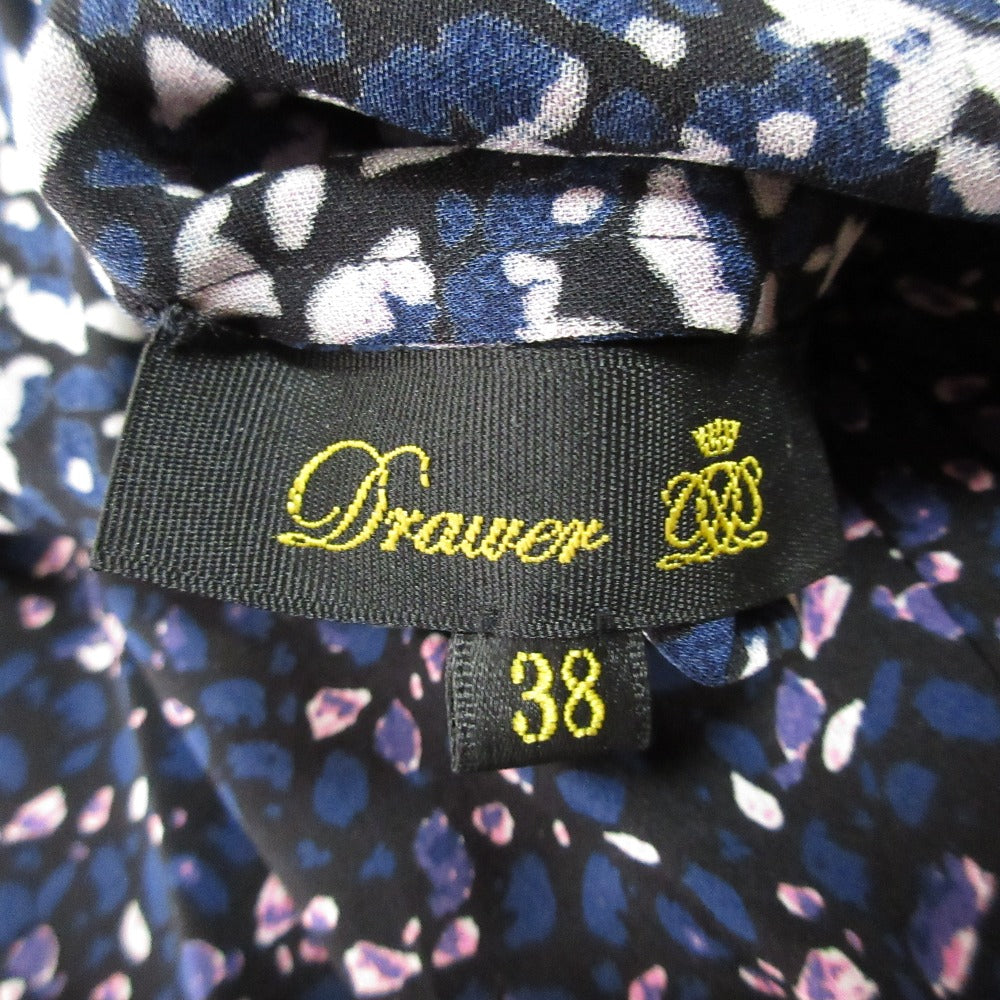 Drawer シルク花柄ワンピース