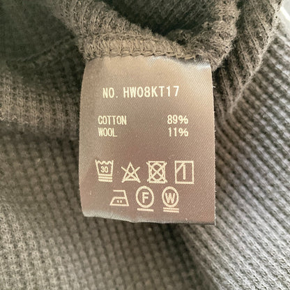ホウガ lesson pullover ワッフルロングカーディガン
