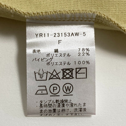 yori チャンキーヘムラウンドTee カットソー