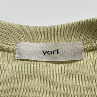 yori チャンキーヘムラウンドTee カットソー