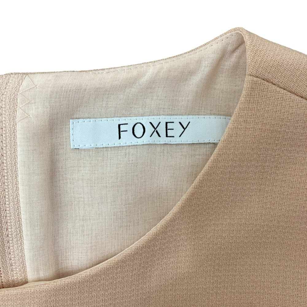 FOXEY ノースリーブティアードドレス