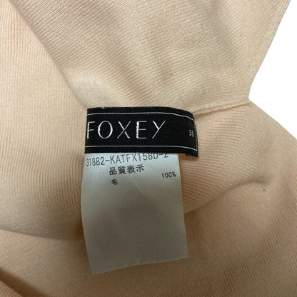 FOXEY クルーネックニットカットソー