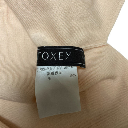 FOXEY クルーネックニットカットソー
