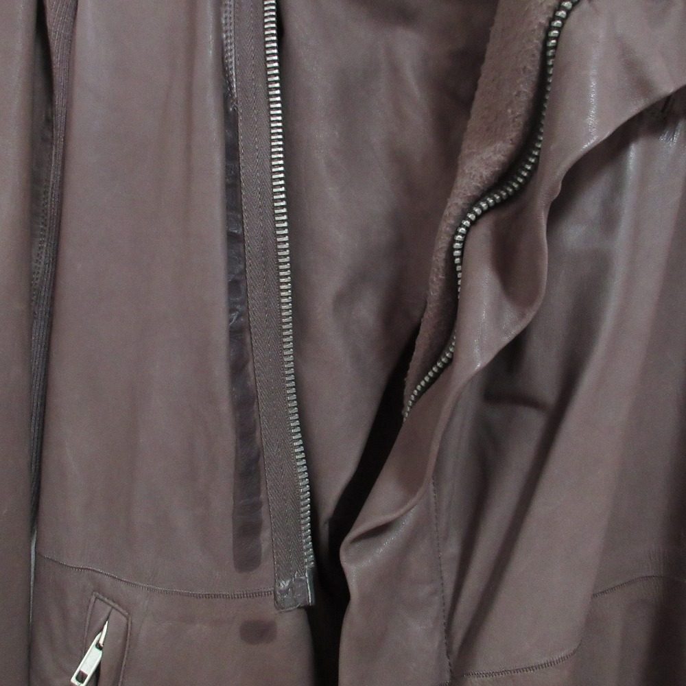 リックオウエンス Hun Coat レザーコート