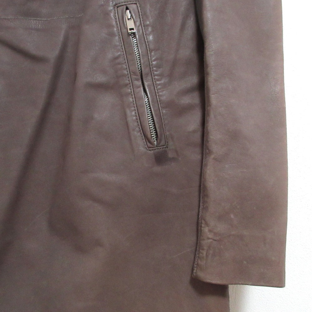 リックオウエンス Hun Coat レザーコート