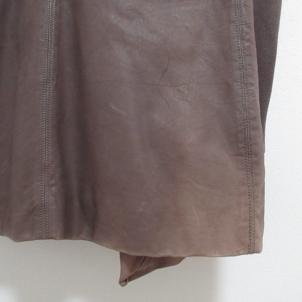 リックオウエンス Hun Coat レザーコート
