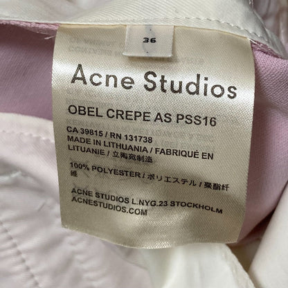 アクネストゥディオズ ポリエステルスラックス