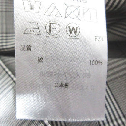 エイトン グレンチェック コットンシャツワンピース