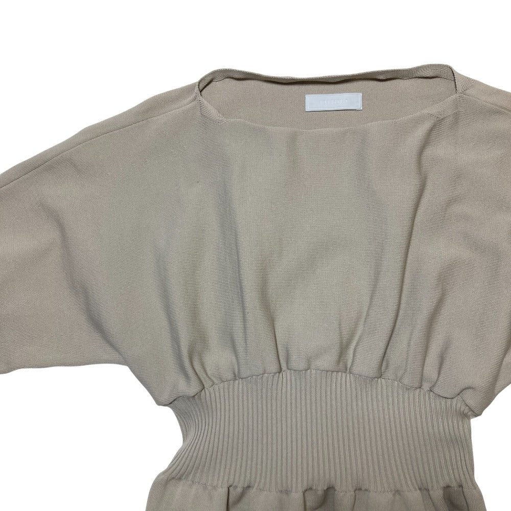 CELFORD スカラップニットワンピース